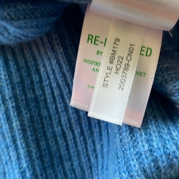 J. Crew Lambswool Fair Isle Mock Turtleneck Pullover Sweater Size XSmall New - Picture 11 of 13